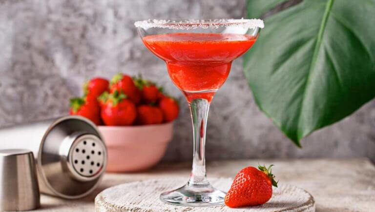 Frozen Strawberry Margarita Drink Recept